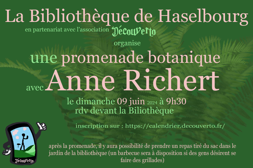 Promenade Botanique avec Anne Richert