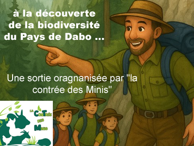Promenade naturaliste avec un guide de la Contrée des Minis