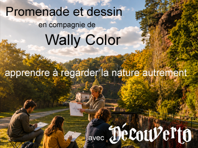 Promenade et dessin dans la vallée des éclusiers